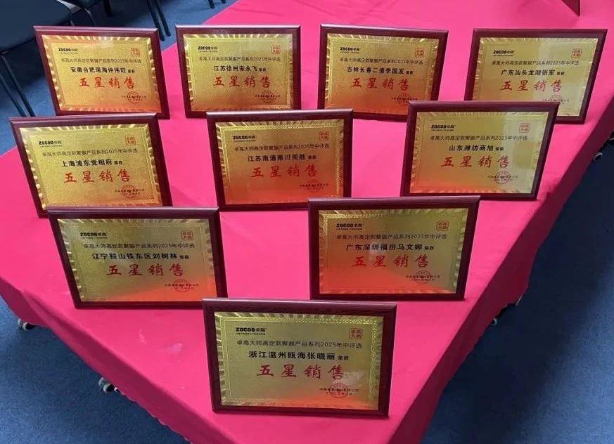 云顶国际官网大师五星销售奖牌